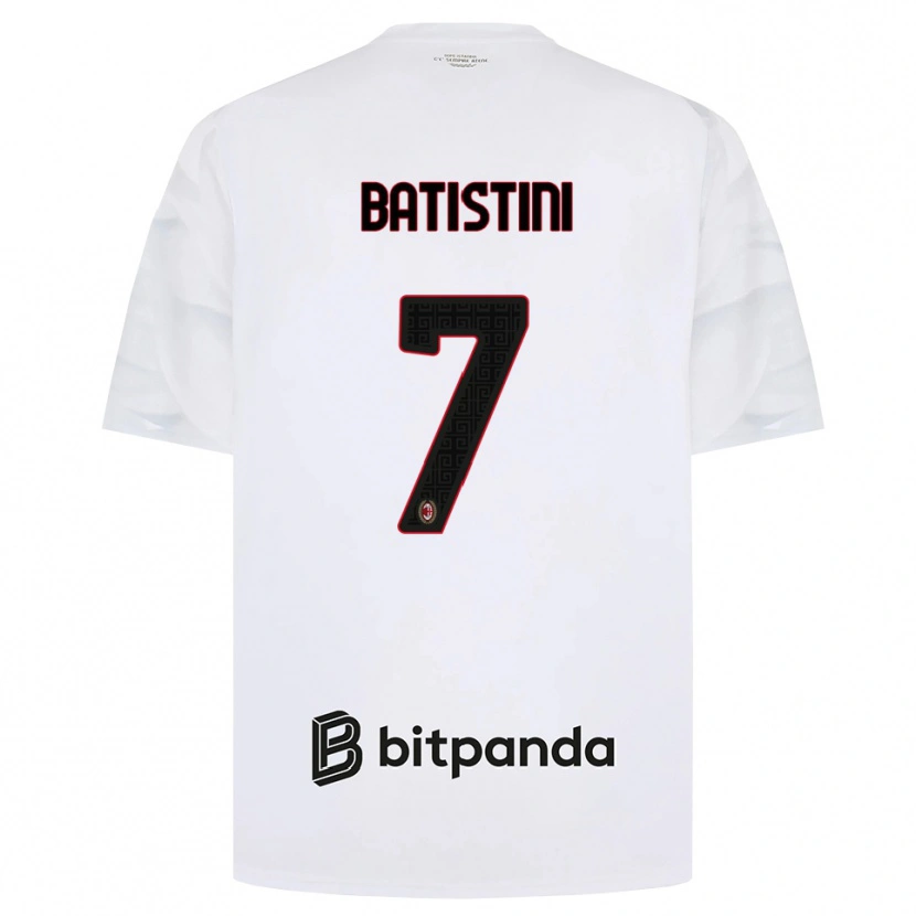 Danxen Herren Simone Batistini #7 Weiß Rot Schwarz Auswärtstrikot Trikot 2026/27 T-Shirt Schweiz