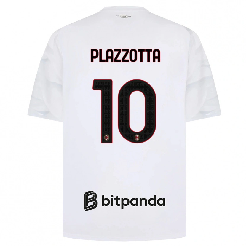 Danxen Herren Filippo Plazzotta #10 Weiß Rot Schwarz Auswärtstrikot Trikot 2026/27 T-Shirt Schweiz