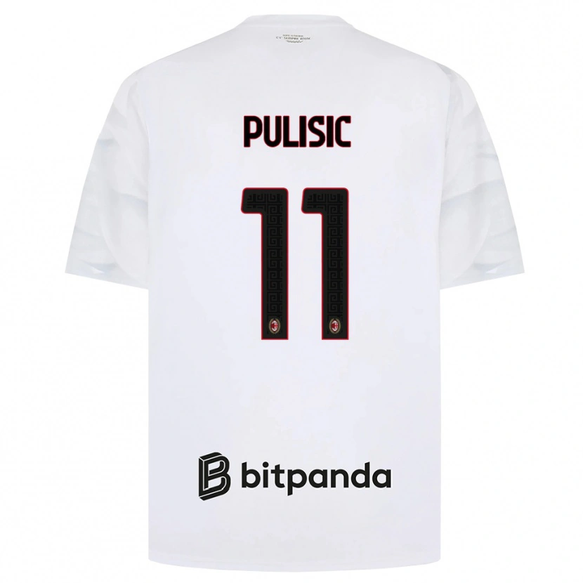Danxen Herren Christian Pulisic #11 Weiß Rot Schwarz Auswärtstrikot Trikot 2026/27 T-Shirt Schweiz