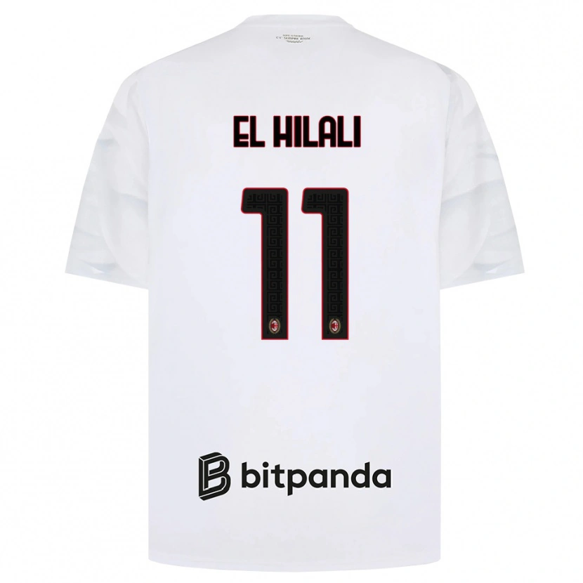 Danxen Herren Youns El Hilali #11 Weiß Rot Schwarz Auswärtstrikot Trikot 2026/27 T-Shirt Schweiz