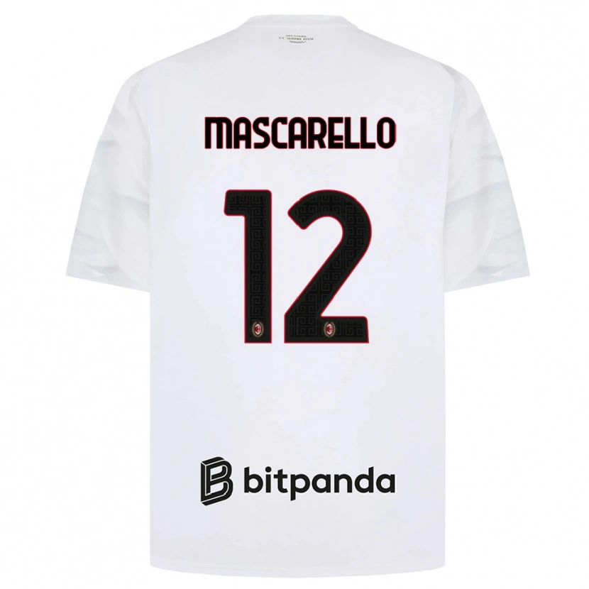 Danxen Herren Marta Mascarello #12 Weiß Rot Schwarz Auswärtstrikot Trikot 2026/27 T-Shirt Schweiz