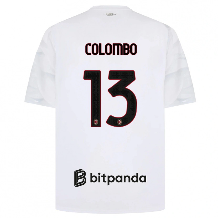 Danxen Herren Federico Colombo #13 Weiß Rot Schwarz Auswärtstrikot Trikot 2026/27 T-Shirt Schweiz
