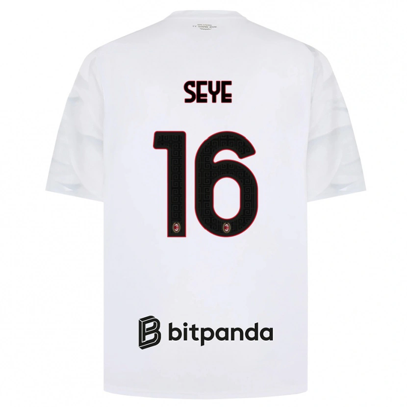 Danxen Herren Abdou Seye #16 Weiß Rot Schwarz Auswärtstrikot Trikot 2026/27 T-Shirt Schweiz