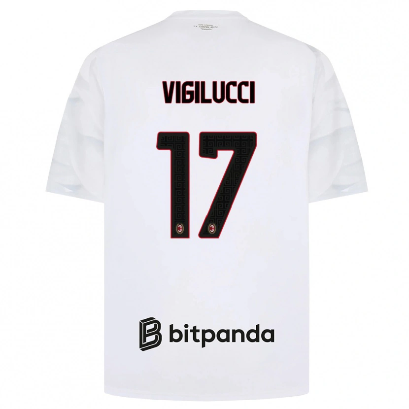 Danxen Herren Valery Vigilucci #17 Weiß Rot Schwarz Auswärtstrikot Trikot 2026/27 T-Shirt Schweiz