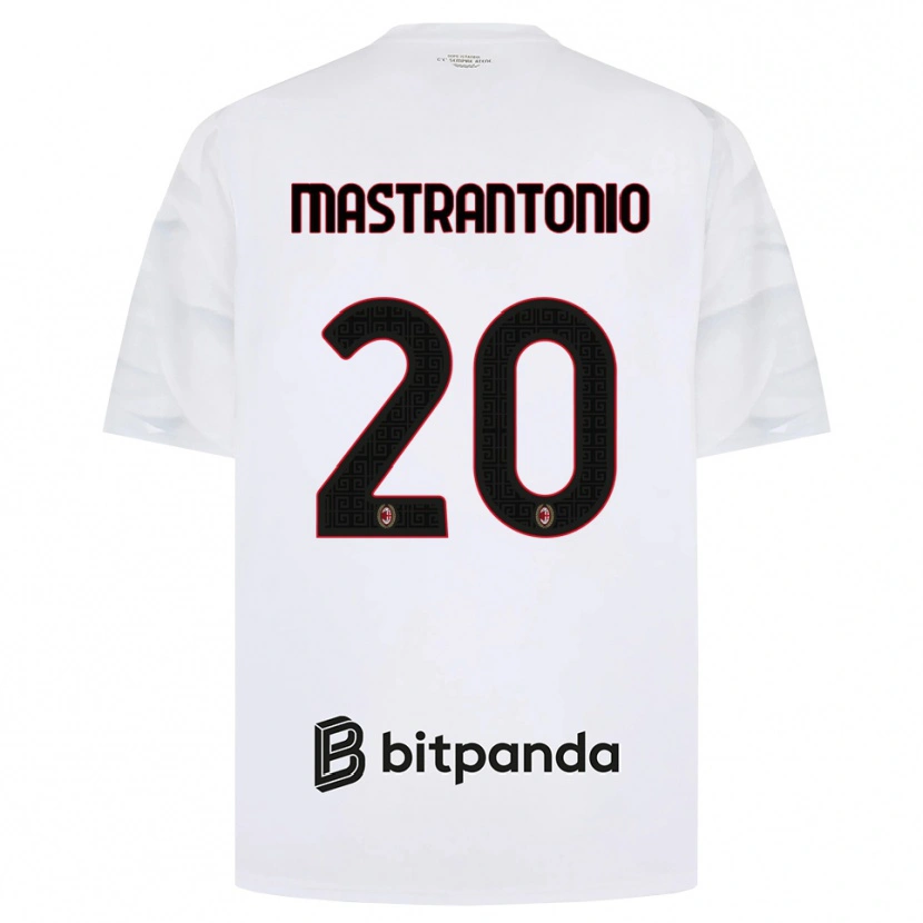 Danxen Herren Davide Mastrantonio #20 Weiß Rot Schwarz Auswärtstrikot Trikot 2026/27 T-Shirt Schweiz