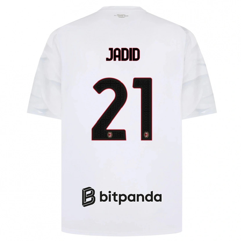 Danxen Herren Akram Jadid #21 Weiß Rot Schwarz Auswärtstrikot Trikot 2026/27 T-Shirt Schweiz