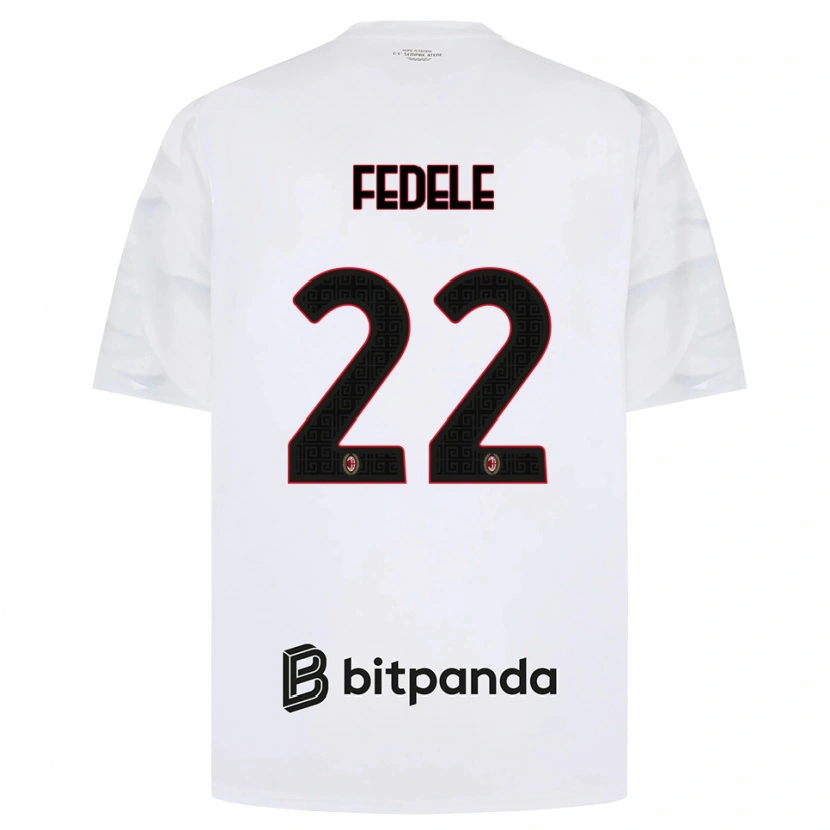 Danxen Herren Noemi Fedele #22 Weiß Rot Schwarz Auswärtstrikot Trikot 2026/27 T-Shirt Schweiz