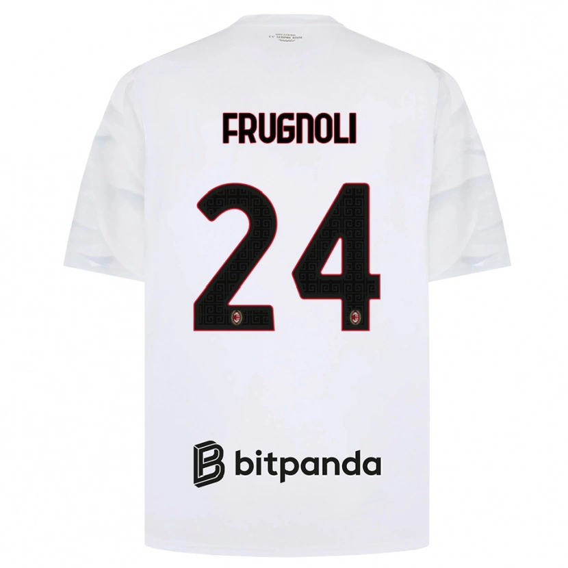 Danxen Herren Leonardo Frugnoli #24 Weiß Rot Schwarz Auswärtstrikot Trikot 2026/27 T-Shirt Schweiz