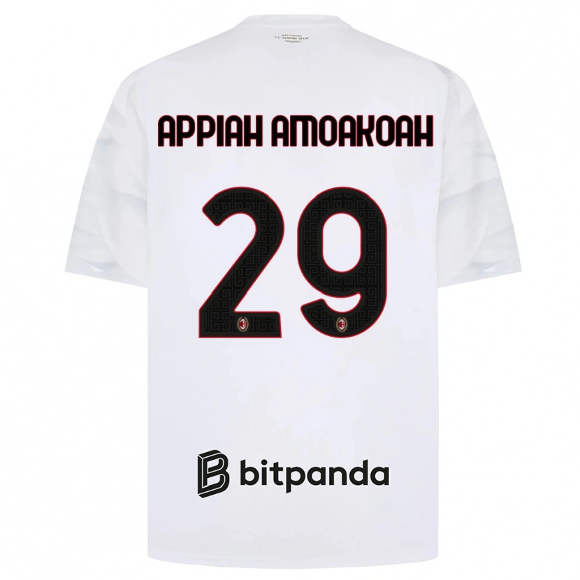 Danxen Herren Karen Appiah Amoakoah #29 Weiß Rot Schwarz Auswärtstrikot Trikot 2026/27 T-Shirt Schweiz