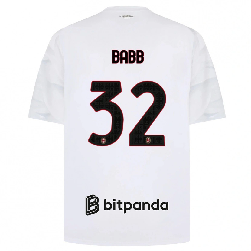 Danxen Herren Selena Delia Babb #32 Weiß Rot Schwarz Auswärtstrikot Trikot 2026/27 T-Shirt Schweiz