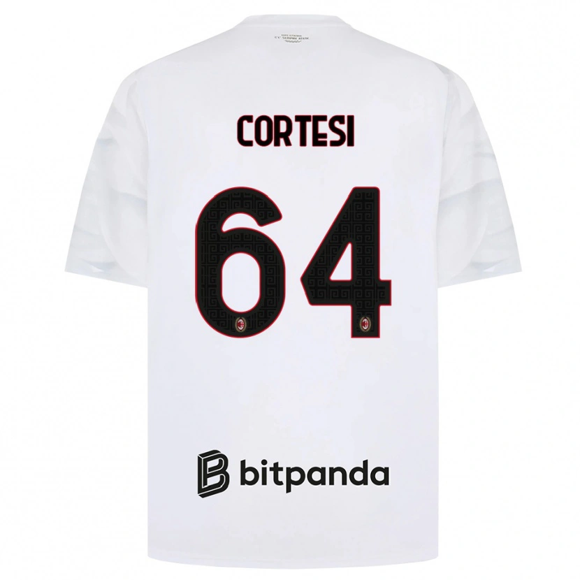 Danxen Herren Selena Cortesi #64 Weiß Rot Schwarz Auswärtstrikot Trikot 2026/27 T-Shirt Schweiz