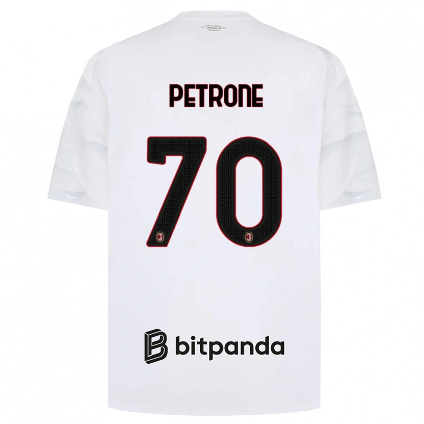 Danxen Herren Daniele Petrone #70 Weiß Rot Schwarz Auswärtstrikot Trikot 2026/27 T-Shirt Schweiz