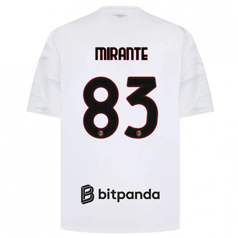 Danxen Herren Antonio Mirante #83 Weiß Rot Schwarz Auswärtstrikot Trikot 2026/27 T-Shirt Schweiz
