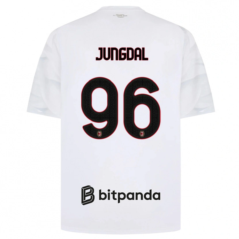 Danxen Herren Andreas Jungdal #96 Weiß Rot Schwarz Auswärtstrikot Trikot 2026/27 T-Shirt Schweiz