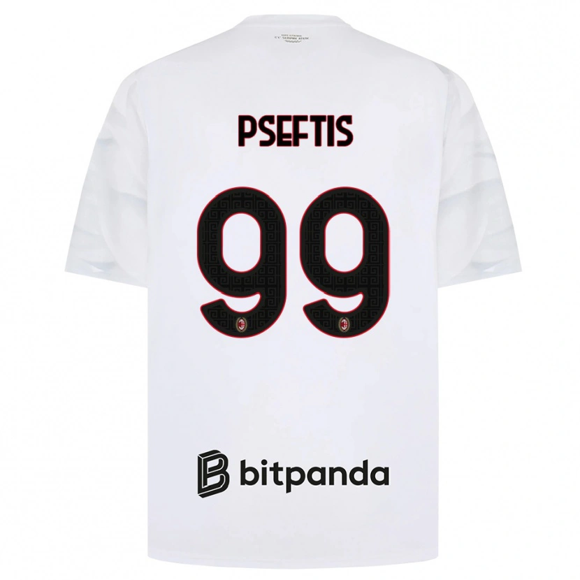 Danxen Herren Fotios Pseftis #99 Weiß Rot Schwarz Auswärtstrikot Trikot 2026/27 T-Shirt Schweiz