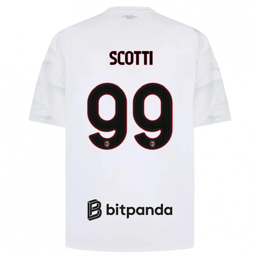 Danxen Herren Filippo Scotti #99 Weiß Rot Schwarz Auswärtstrikot Trikot 2026/27 T-Shirt Schweiz