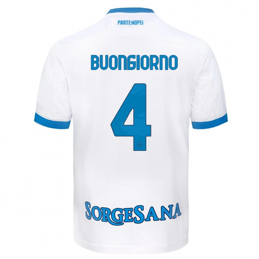Danxen Herren Alessandro Buongiorno #4 Weiß Hellblau Auswärtstrikot Trikot 2026/27 T-Shirt Schweiz