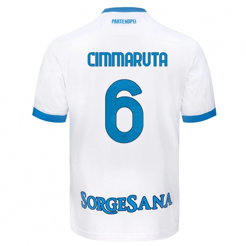 Danxen Herren Antonio Cimmaruta #6 Weiß Hellblau Auswärtstrikot Trikot 2026/27 T-Shirt Schweiz
