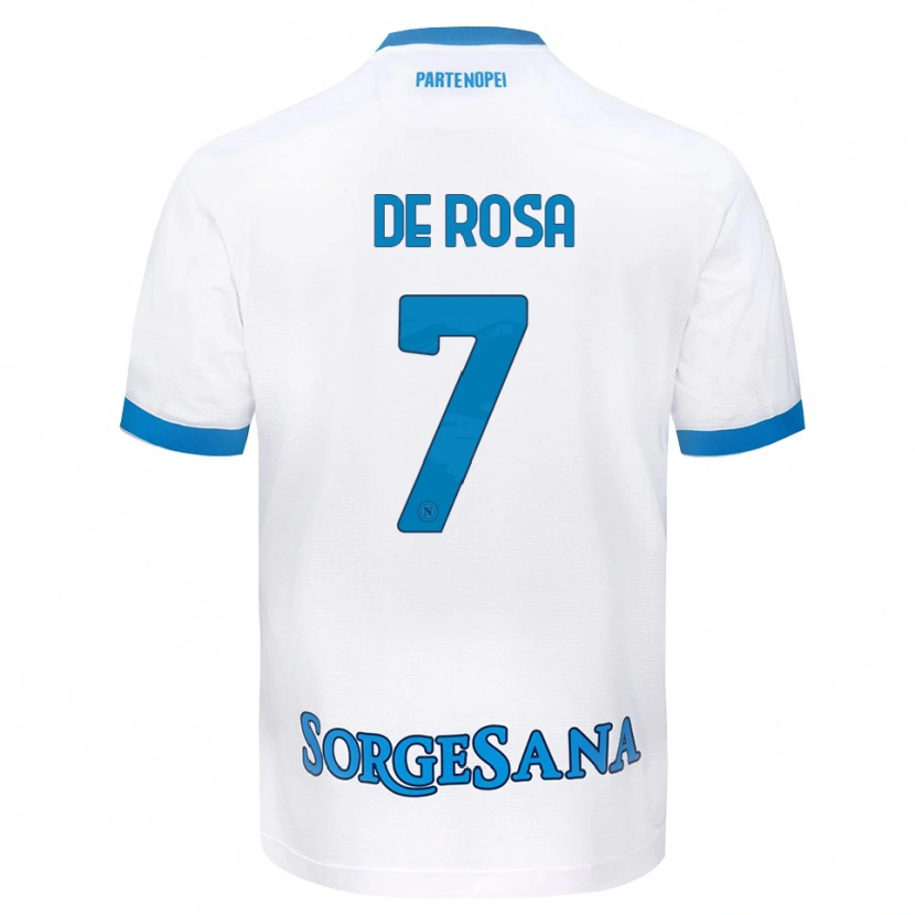 Danxen Herren Vincenzo De Rosa #7 Weiß Hellblau Auswärtstrikot Trikot 2026/27 T-Shirt Schweiz