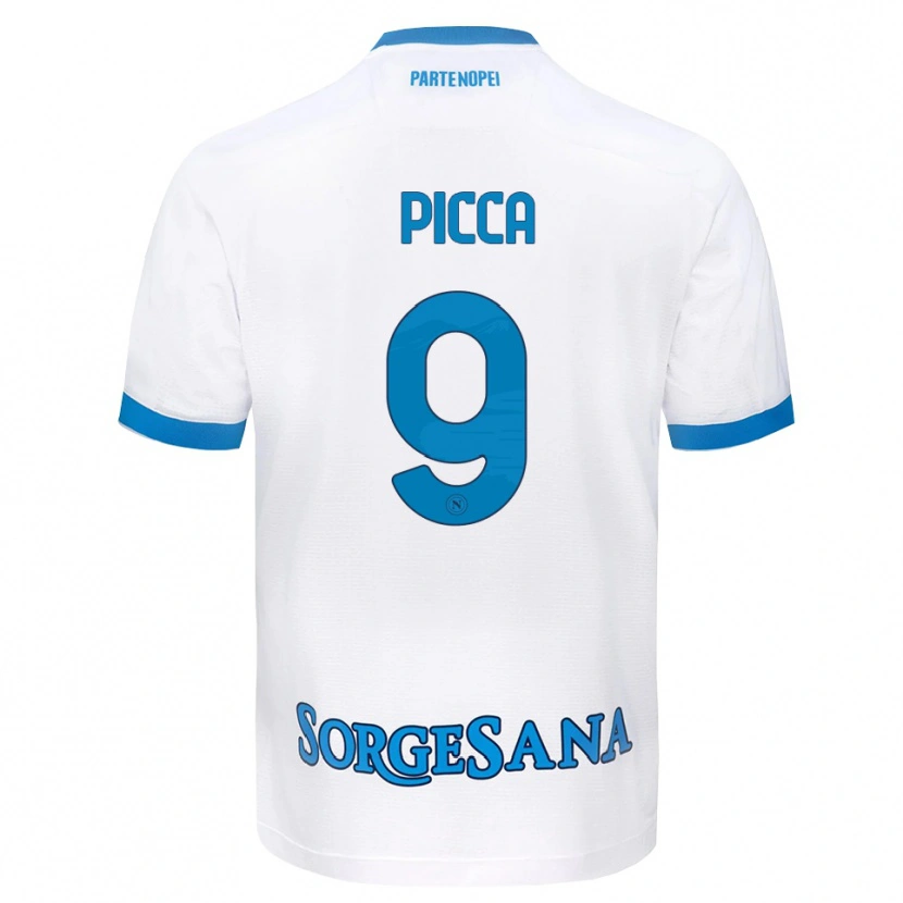 Danxen Herren Luigi Picca #9 Weiß Hellblau Auswärtstrikot Trikot 2026/27 T-Shirt Schweiz