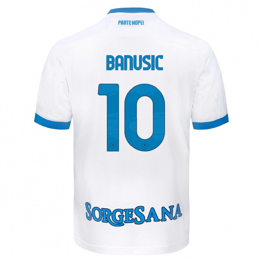 Danxen Herren Marija Banušić #10 Weiß Hellblau Auswärtstrikot Trikot 2026/27 T-Shirt Schweiz