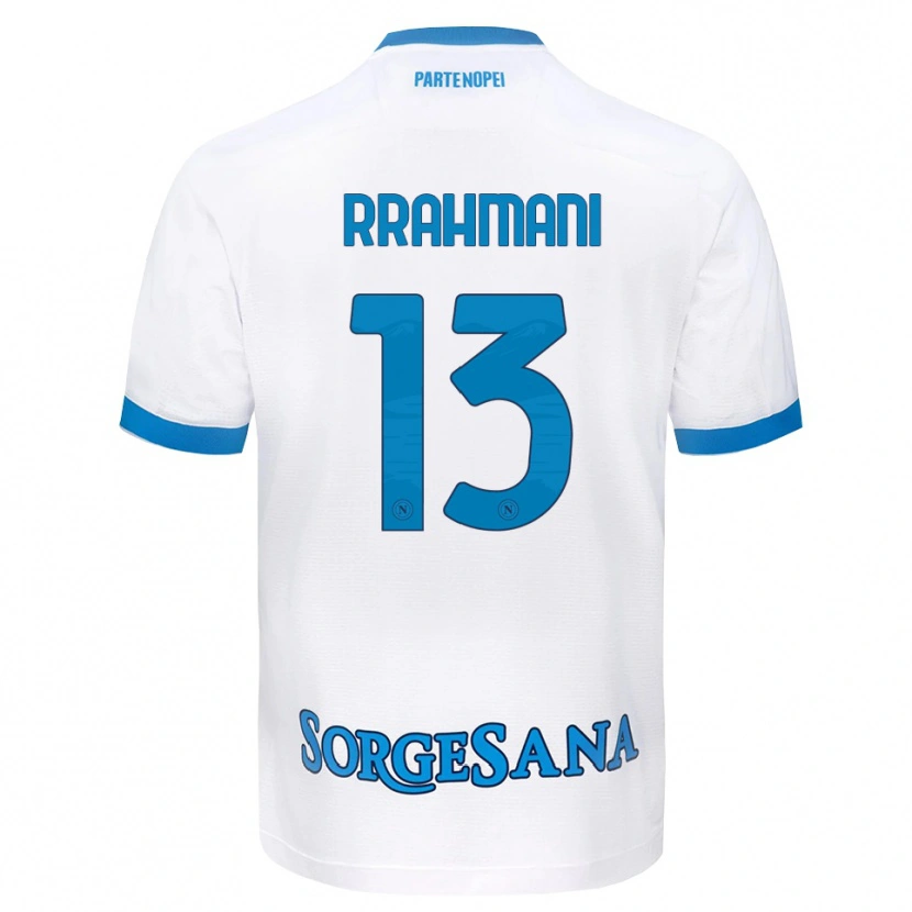 Danxen Herren Amir Rrahmani #13 Weiß Hellblau Auswärtstrikot Trikot 2026/27 T-Shirt Schweiz