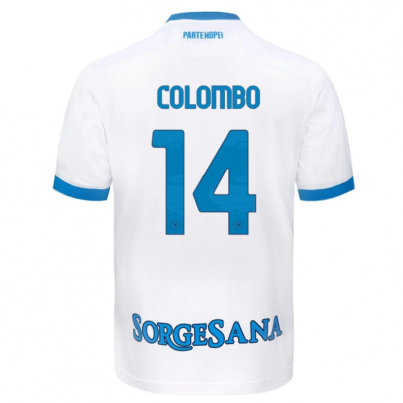Danxen Herren Sofia Colombo #14 Weiß Hellblau Auswärtstrikot Trikot 2026/27 T-Shirt Schweiz