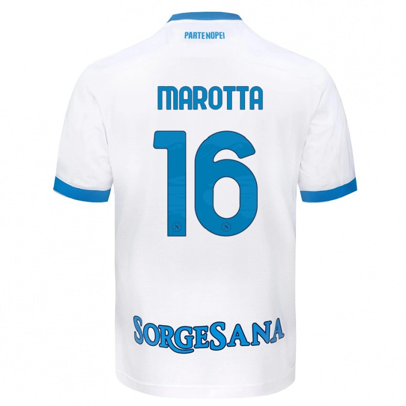 Danxen Herren Gabriele Marotta #16 Weiß Hellblau Auswärtstrikot Trikot 2026/27 T-Shirt Schweiz