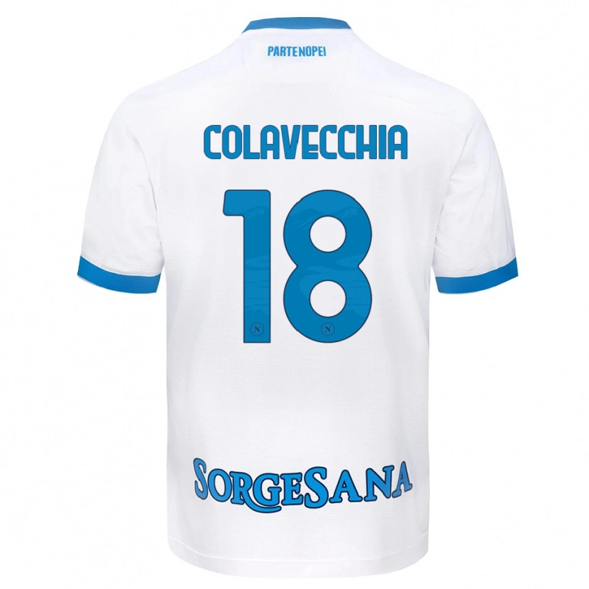Danxen Herren Pasquale Colavecchia #18 Weiß Hellblau Auswärtstrikot Trikot 2026/27 T-Shirt Schweiz