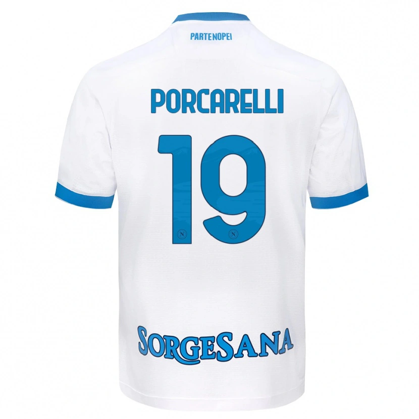 Danxen Herren Maddelena Porcarelli #19 Weiß Hellblau Auswärtstrikot Trikot 2026/27 T-Shirt Schweiz