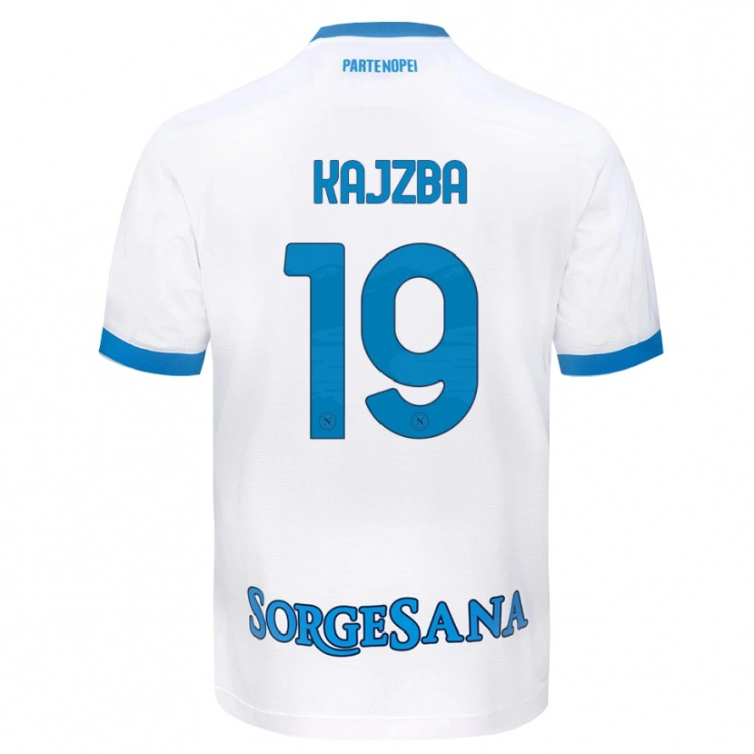 Danxen Herren Nina Kajzba #19 Weiß Hellblau Auswärtstrikot Trikot 2026/27 T-Shirt Schweiz