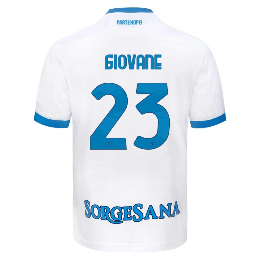Danxen Herren Giovane Santana Do Nascimento #23 Weiß Hellblau Auswärtstrikot Trikot 2026/27 T-Shirt Schweiz
