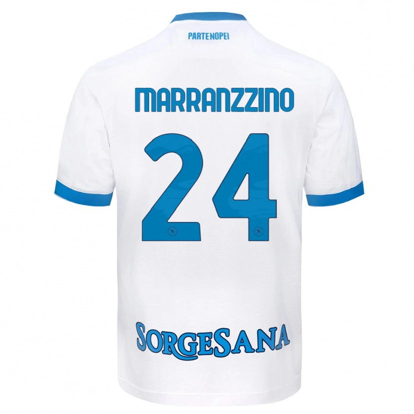 Danxen Herren Pasquale Marranzzino #24 Weiß Hellblau Auswärtstrikot Trikot 2026/27 T-Shirt Schweiz