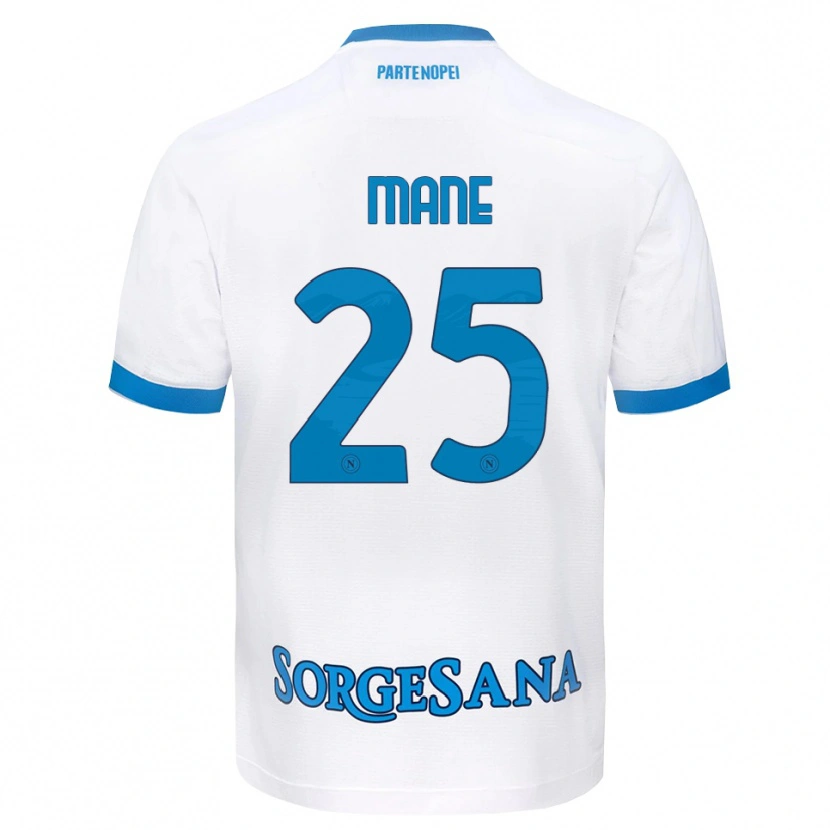Danxen Herren Balla Mousa Mane #25 Weiß Hellblau Auswärtstrikot Trikot 2026/27 T-Shirt Schweiz