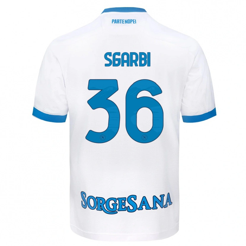 Danxen Herren Lorenzo Sgarbi #36 Weiß Hellblau Auswärtstrikot Trikot 2026/27 T-Shirt Schweiz