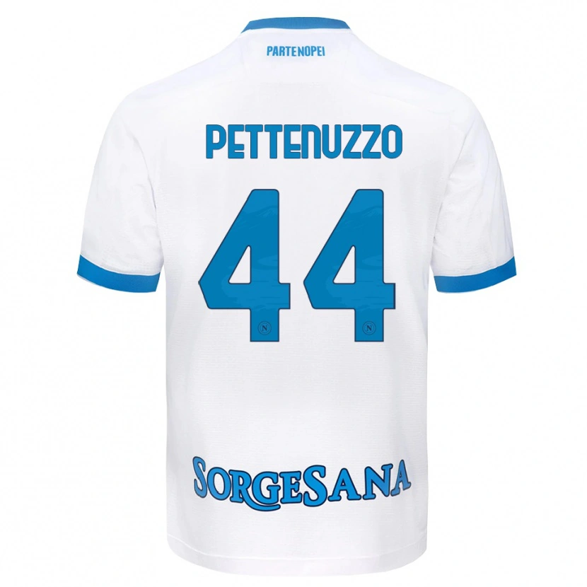 Danxen Herren Tecla Pettenuzzo #44 Weiß Hellblau Auswärtstrikot Trikot 2026/27 T-Shirt Schweiz