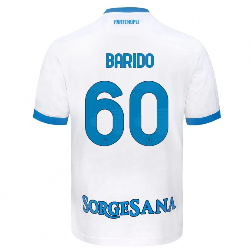 Danxen Herren Francisco Baridó #60 Weiß Hellblau Auswärtstrikot Trikot 2026/27 T-Shirt Schweiz