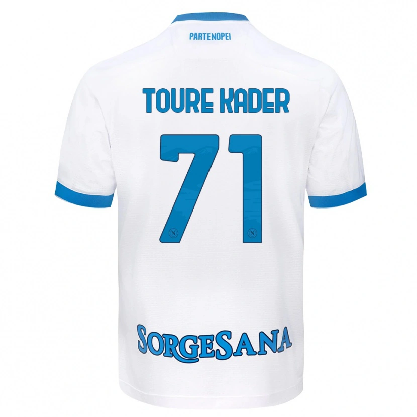 Danxen Herren Aziz Toure Kader #71 Weiß Hellblau Auswärtstrikot Trikot 2026/27 T-Shirt Schweiz