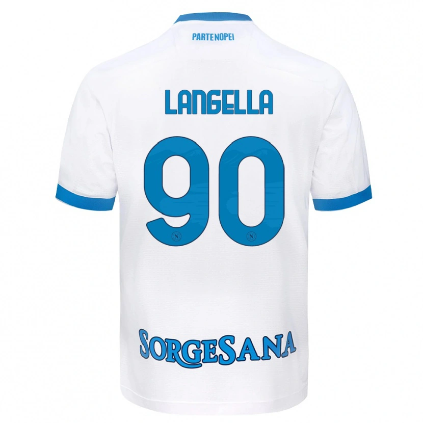 Danxen Herren Gabriella Langella #90 Weiß Hellblau Auswärtstrikot Trikot 2026/27 T-Shirt Schweiz