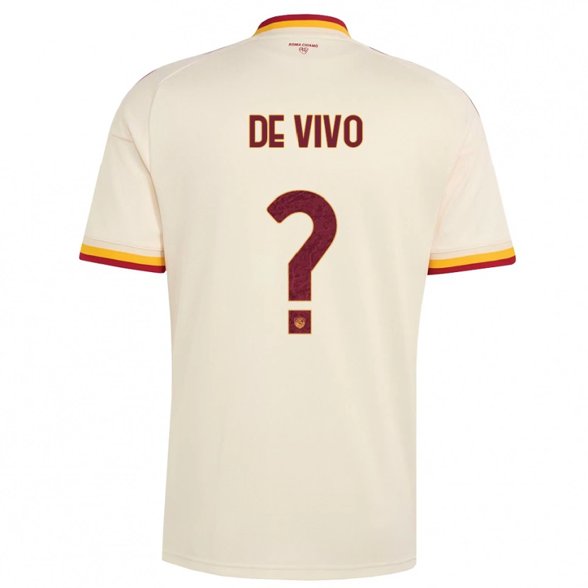 Danxen Herren Davide De Vivo #0 Champagner Rot Gelb Auswärtstrikot Trikot 2026/27 T-Shirt Schweiz