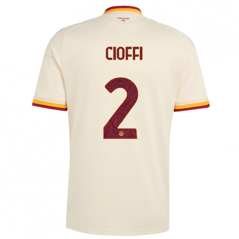 Danxen Herren Cristian Cioffi #2 Champagner Rot Gelb Auswärtstrikot Trikot 2026/27 T-Shirt Schweiz