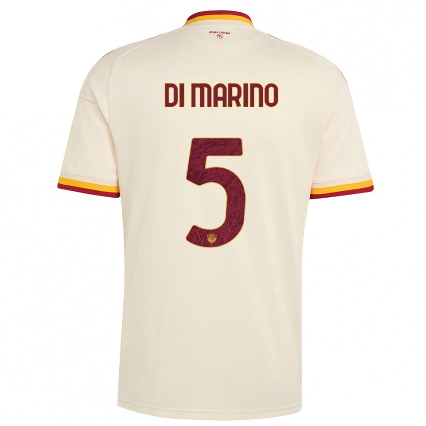 Danxen Herren Baldo Di Marino #5 Champagner Rot Gelb Auswärtstrikot Trikot 2026/27 T-Shirt Schweiz