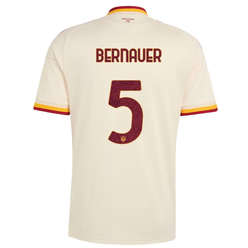 Danxen Herren Vanessa Bernauer #5 Champagner Rot Gelb Auswärtstrikot Trikot 2026/27 T-Shirt Schweiz