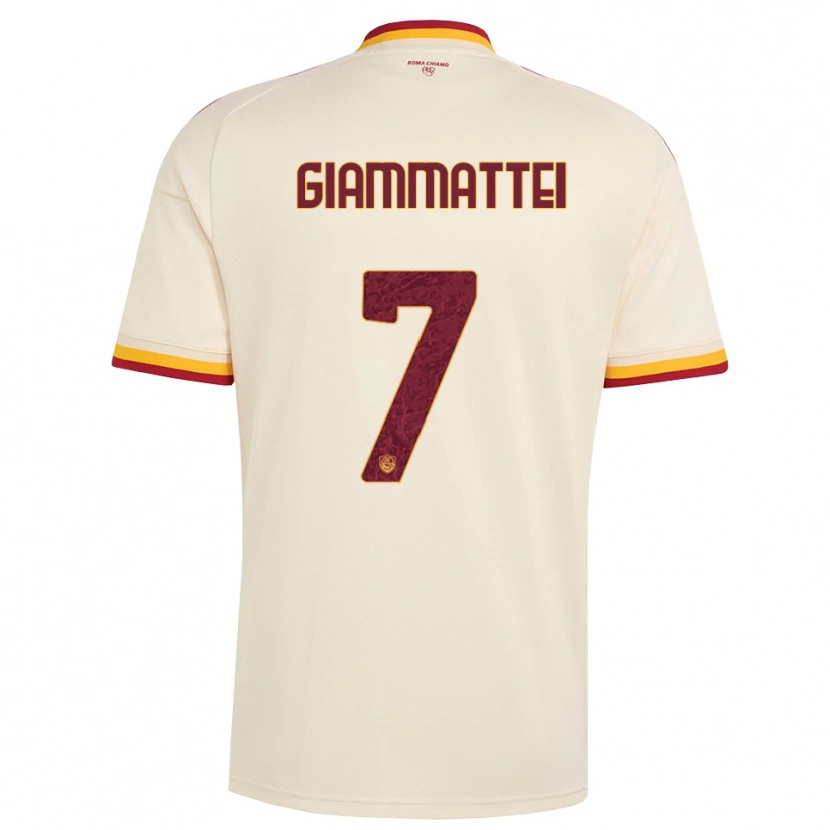 Danxen Herren Gioele Giammattei #7 Champagner Rot Gelb Auswärtstrikot Trikot 2026/27 T-Shirt Schweiz