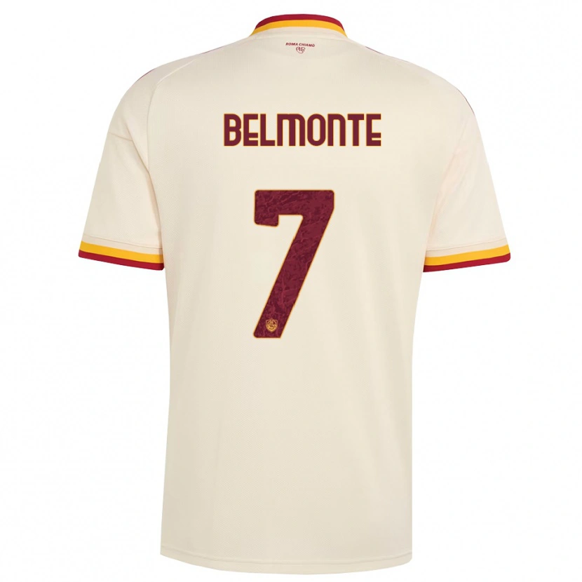 Danxen Herren Samuele Belmonte #7 Champagner Rot Gelb Auswärtstrikot Trikot 2026/27 T-Shirt Schweiz