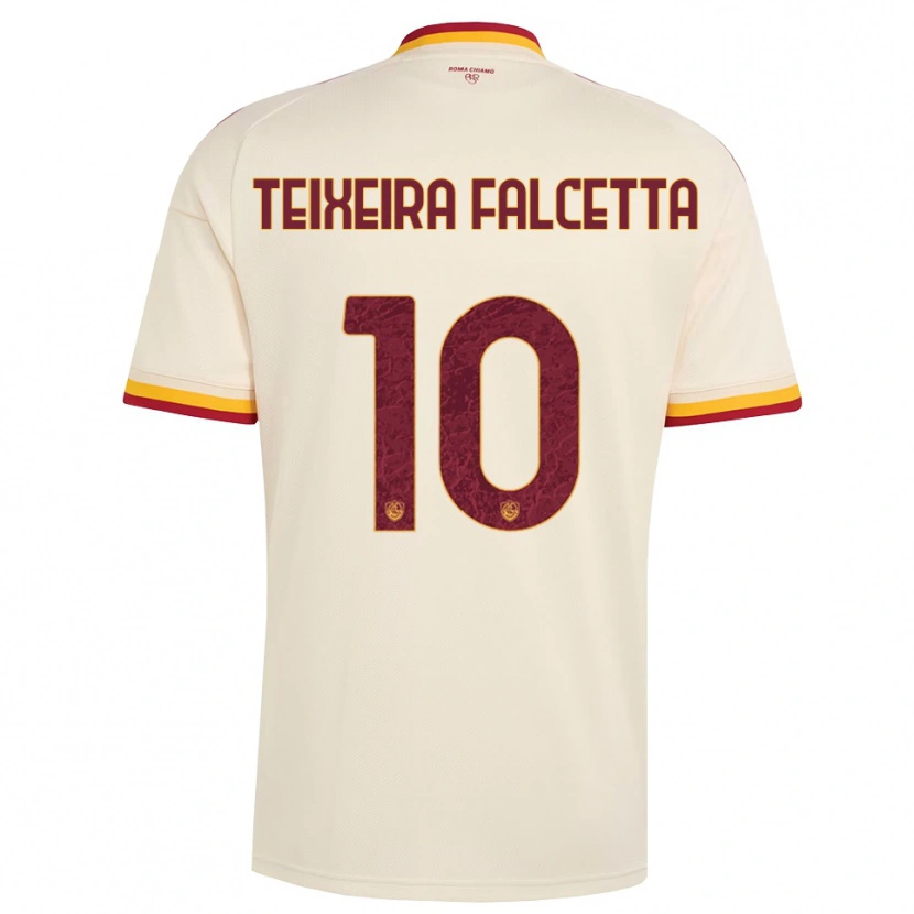 Danxen Herren Pietro Teixeira Falcetta #10 Champagner Rot Gelb Auswärtstrikot Trikot 2026/27 T-Shirt Schweiz
