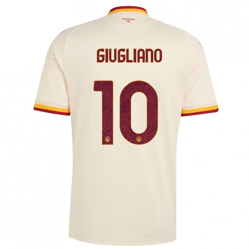 Danxen Herren Manuela Giugliano #10 Champagner Rot Gelb Auswärtstrikot Trikot 2026/27 T-Shirt Schweiz
