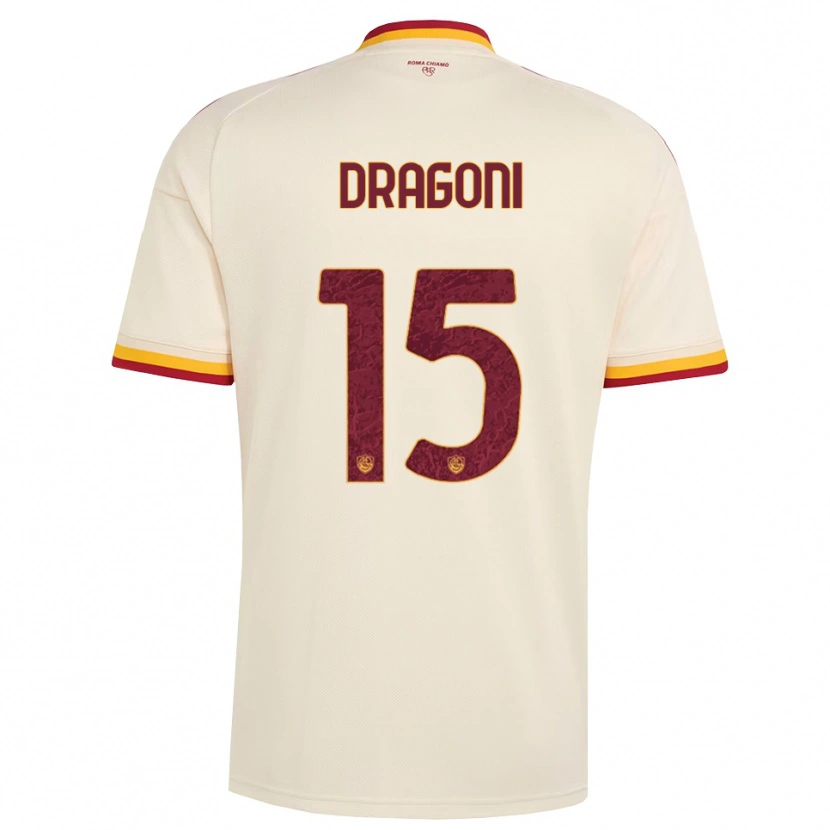 Danxen Herren Giulia Dragoni #15 Champagner Rot Gelb Auswärtstrikot Trikot 2026/27 T-Shirt Schweiz
