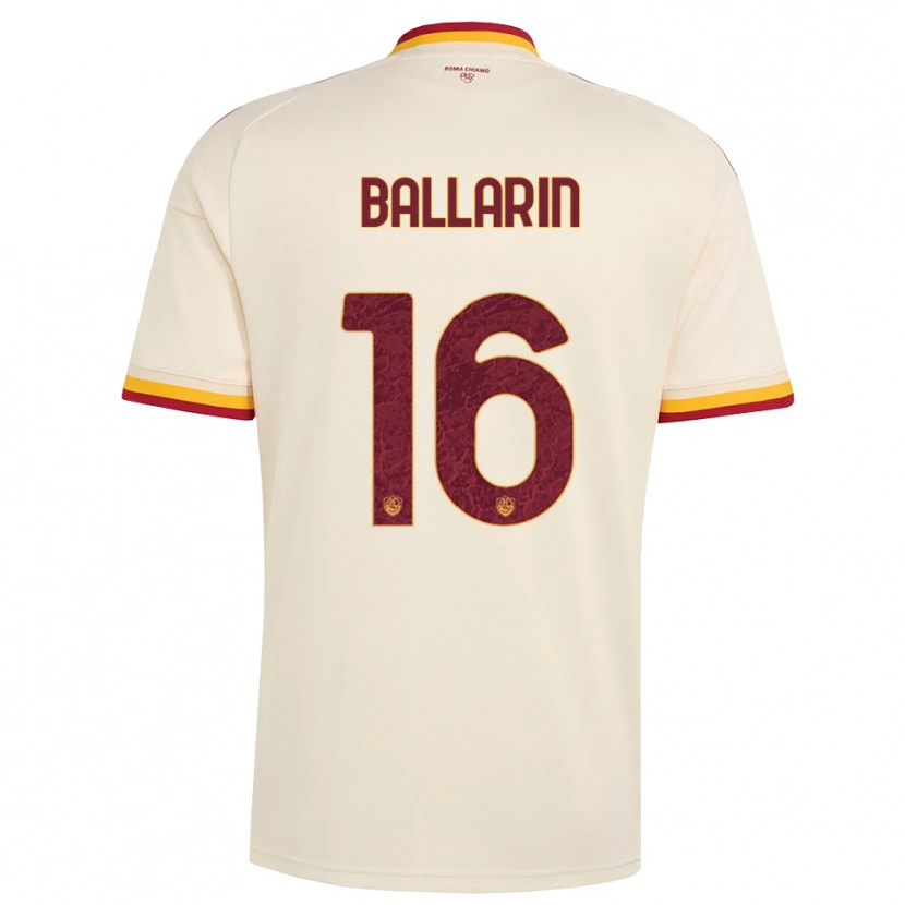 Danxen Herren Francesco Ballarin #16 Champagner Rot Gelb Auswärtstrikot Trikot 2026/27 T-Shirt Schweiz