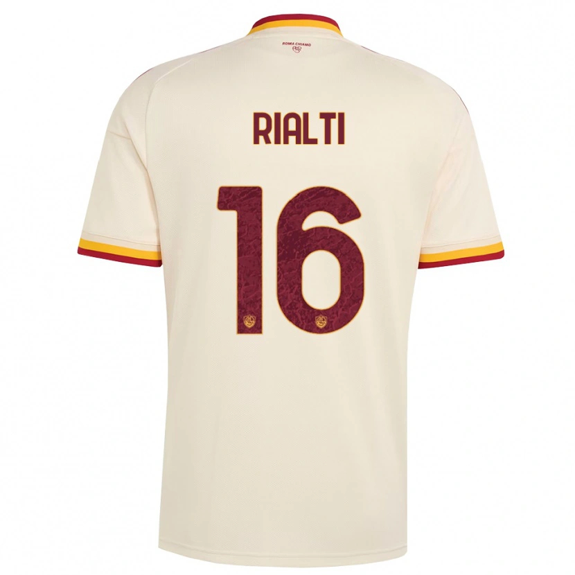 Danxen Herren Daniele Rialti #16 Champagner Rot Gelb Auswärtstrikot Trikot 2026/27 T-Shirt Schweiz
